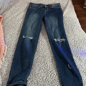 selling dkny skinny jeans size 14